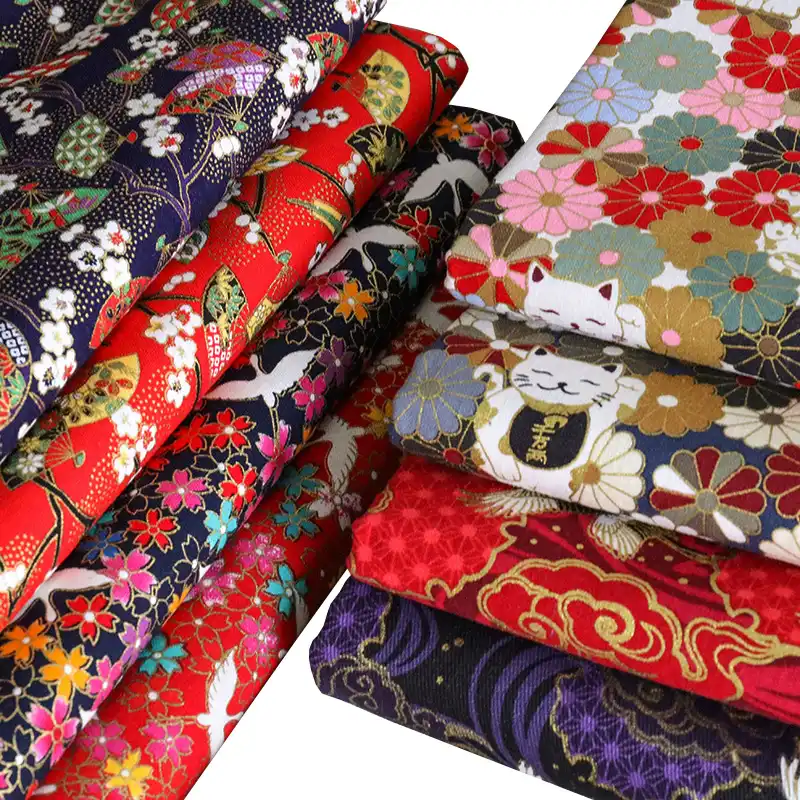 Tissu De Couture De Quilter De Coton De Tissu De Chat Japonais Pour Les Arts De Textile A La Maison De Bricolage Tj1023 Aliexpress