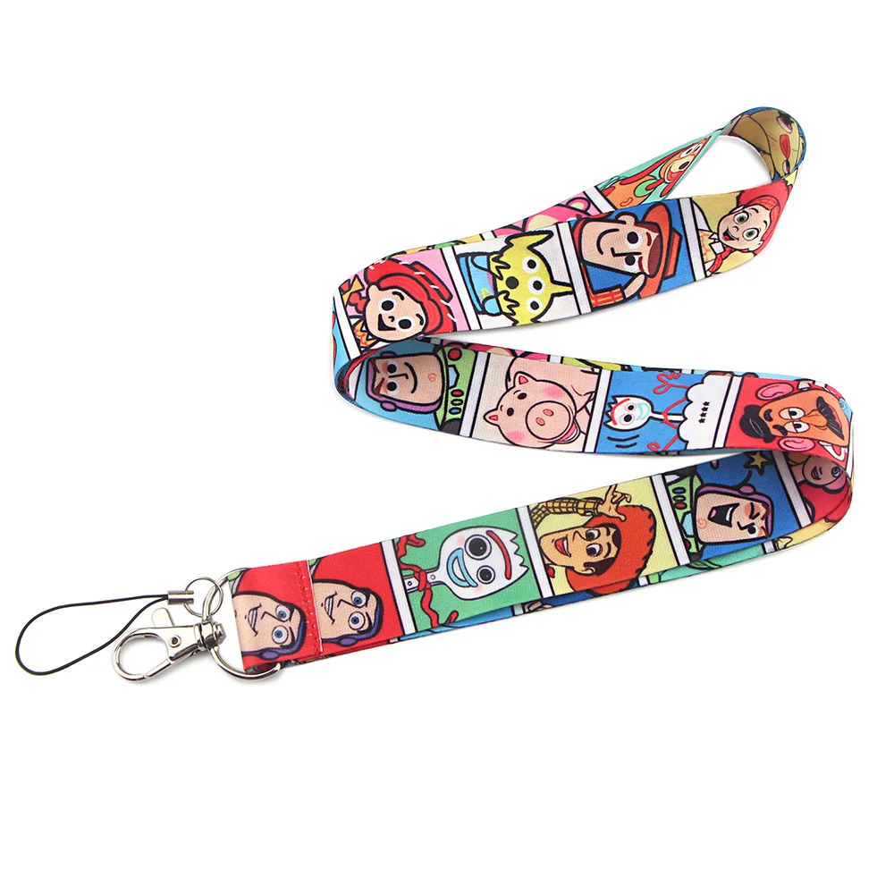 Key Chain Accessories LT842 Toy Story Kids Lanyard for Key Neck Strap lanyard Card ID Badge Holder Key Chain Holder Hang Rope Keyrings