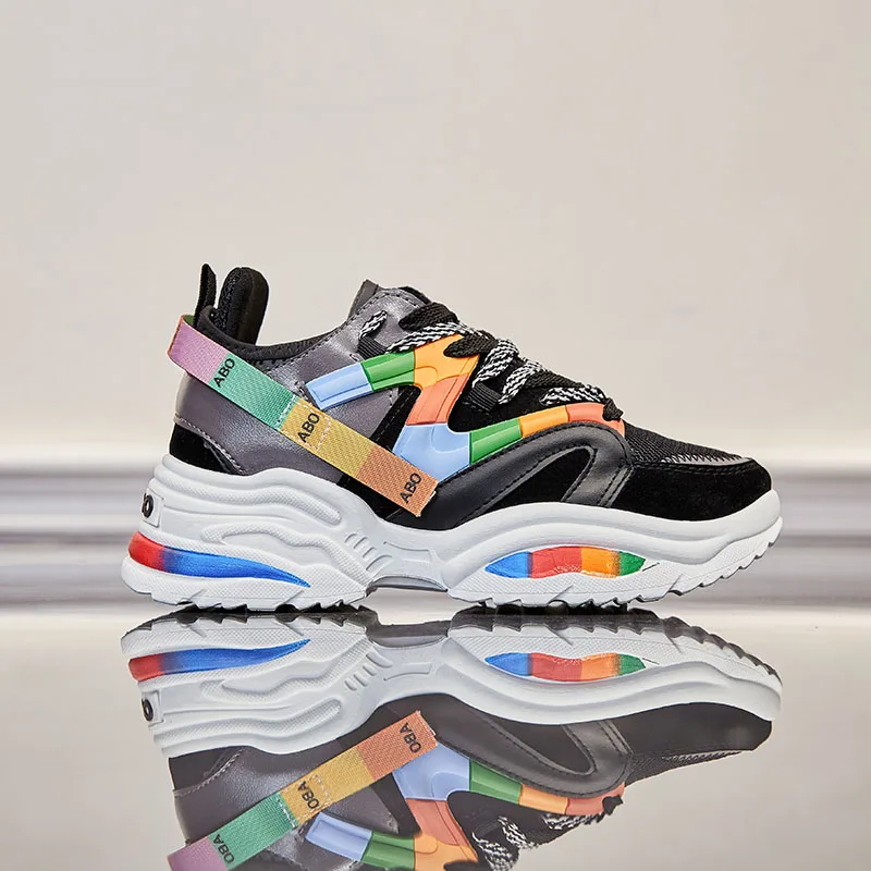 multicolor womens tennis shoes