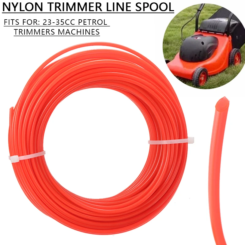 Nylon Strimmer Line Spool Cord Replacement Strimmer Wire String Lawn