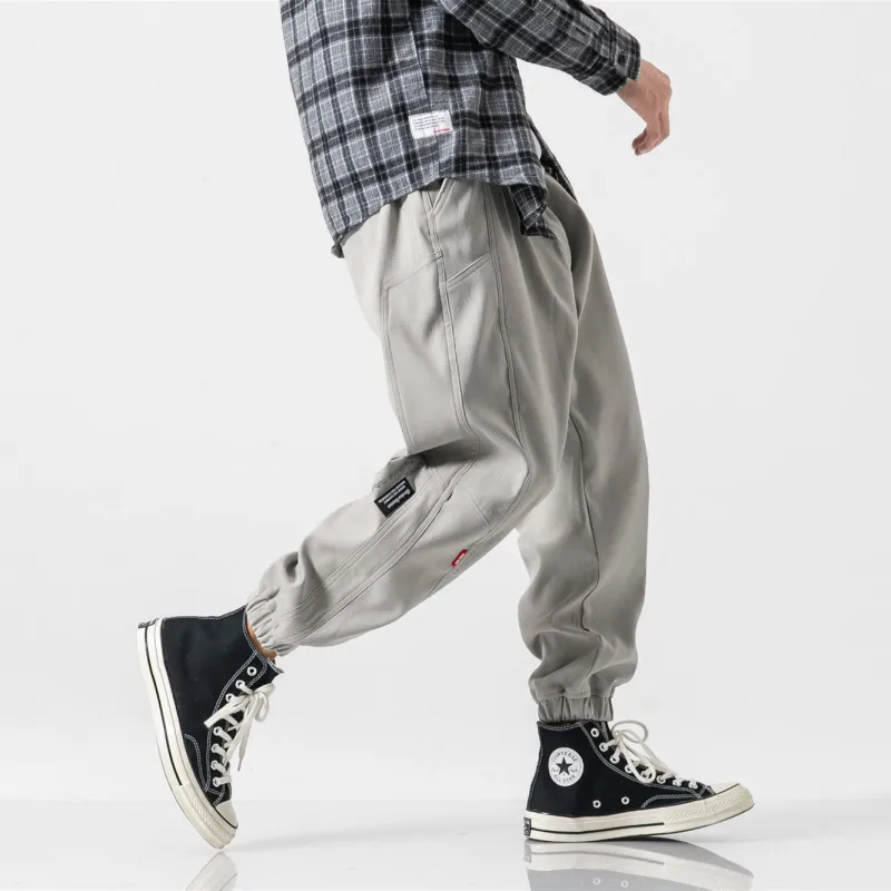 

2019 Men's New Casual Loose Solid Color Pants Pants Temperament Tide Multicolor Joggers Streetwear Pantalon Hombre Hip Hop