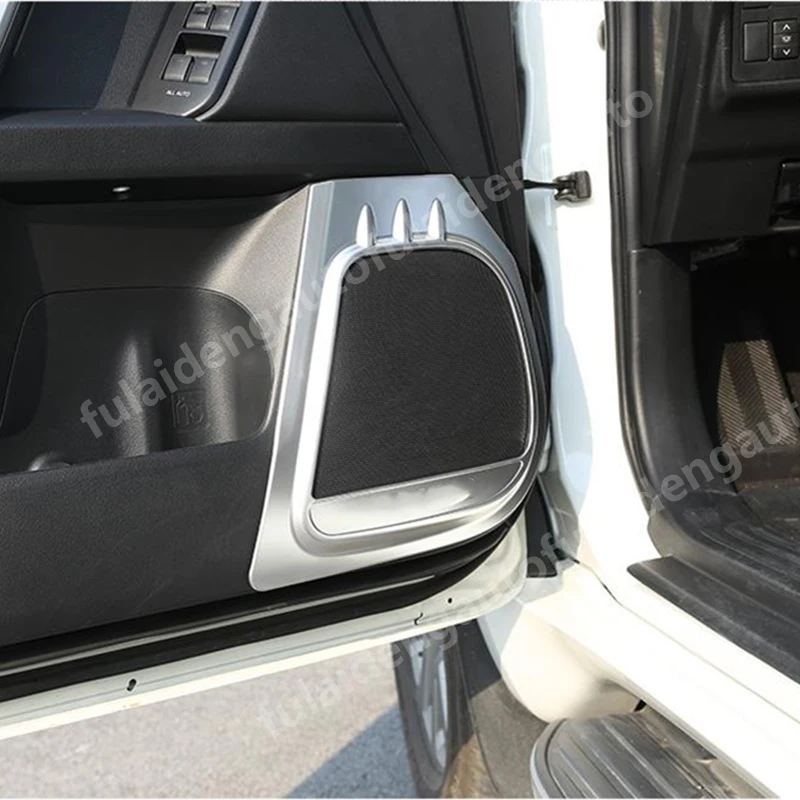 4 шт. для Toyota Land Cruiser Prado FJ150 2010- ABS хромированный Автомобильный Дверной рожок декоративная рамка, обшивка, Накладка аксессуары для автомобиля