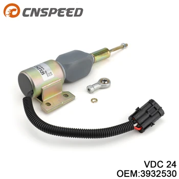 

24V Diesel Engine Shut Off Solenoid 3932530 SA-4756-24 for Cummins 4BT, 6BT5.9 Excavator