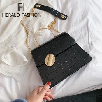 

Quality Stone Pattern Leather Crossbody Bags For Women Designer Small Handbags Chain Shoulder Messenger Bag Mini Purses Hand Bag