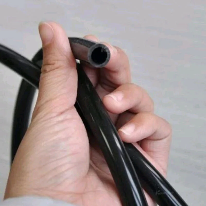 6 мм 1/" ID полный Силиконовый топливный/Воздушный вакуумный шланг/линия/труба 1 метр Черный применимый к бензину(без свинца) и штампы