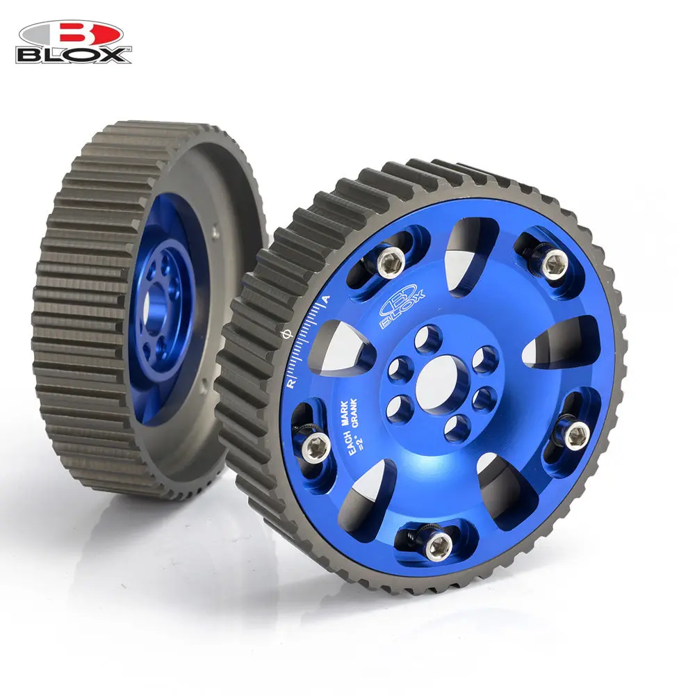 1Pair Adjustable Cam Gear RB20DET RB25DET RB26DET for Nissan Skyline GTR R33 2.5L RB25DET Engine 93-98 AF-CGRB25BL