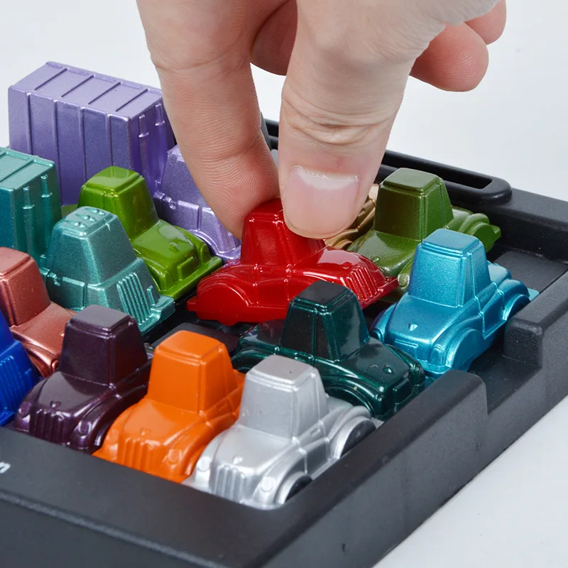 

Rush Hour America Traffic Checkpoints Game Car Version Deductive Logic Thinking Huarong Educational Toy