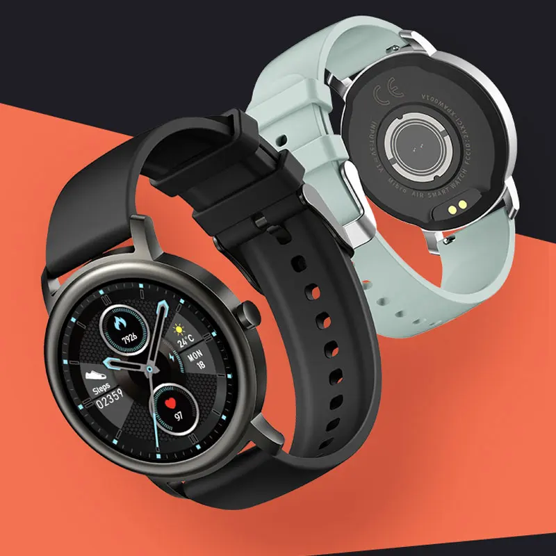 US $29.99 Mibro Air 24h Bio Heart Rate Monitor Smart Watch Women Mens Watches 12 Sport Mode Custom Dial bluetooth 5 Smartwatch for xiaomi
