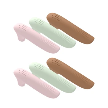 

6 Pack Door Handle Anti-Collision Protective Cover Child Safety Silicone Door Handle Gloves Baby Door Handle Anti-Static