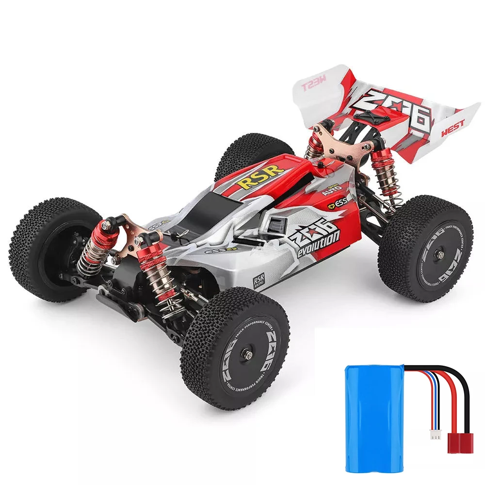 WLtoys 1/14 144001 RTR 2.4GHz RC Car Scale Drift Racing Car 4WD Metal Chassis Hydraulic Shock Absober Off-Road Vehicle Toy