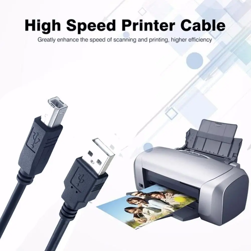 Кабель USB 2 0 для принтера 1 5/3/5 м | Электроника