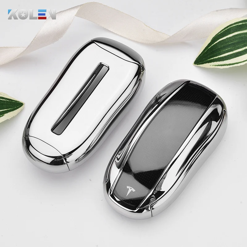 Cover chiave telecomando per Tesla Modello X Placcatura TPU PC - H2342c65cc28040c69d14701b185f721cZ