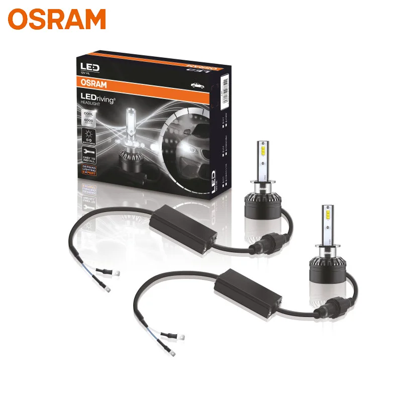 OSRAM LED H1 riving HL фара 12 в 6000K холодный белый Светодиодный ОД автомобильные лампы