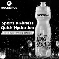 Rockbros Fiets Mountainbike Fles Water Drinken Fles Buitensporten Plastic Draagbare Grote Capaciteit Fietsen Water Fles