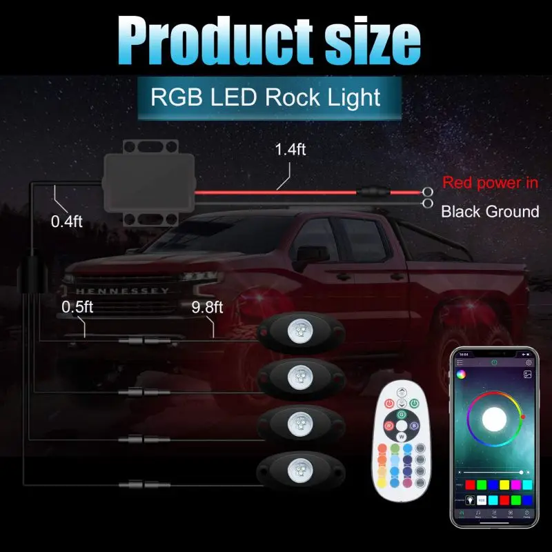 RGB светодиодный светильник с Bluetooth и управлением сотового телефона, разноцветный неоновый светильник с функцией синхронизации, музыкальный режим, светильник, комплект