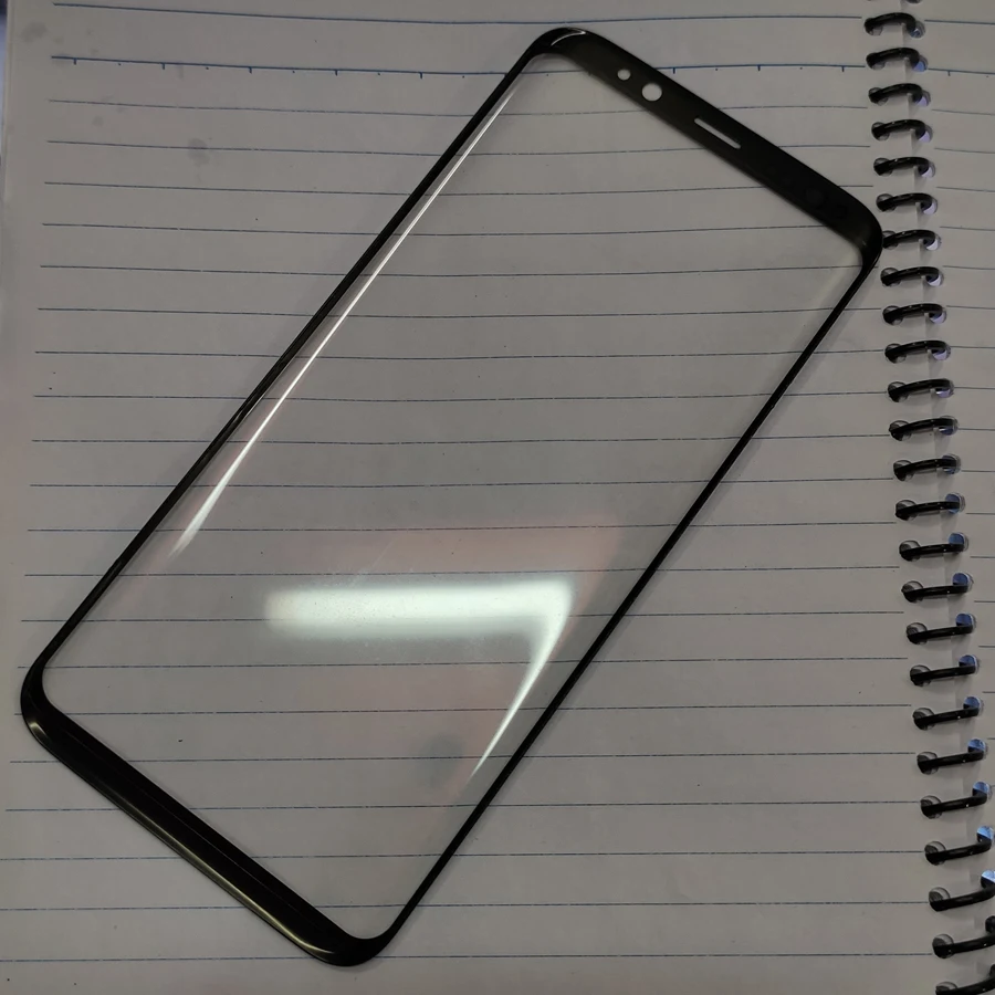 10 шт./лот переднее стекло с OCA для Samsung Galaxy S8 g950 G955 S9 G960 G965 Plus сенсорный экран крышка объектива ЖК внешняя панель