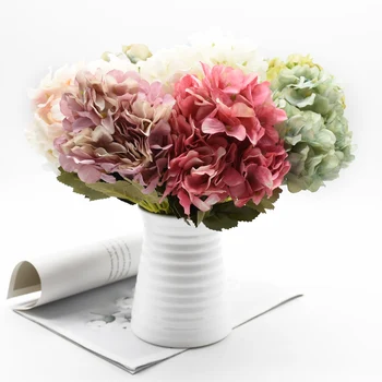 

fake flowers home decor wedding decoration Christmas Hydrangea Holding flowers Potted plants diy vases for decoration bedchamber