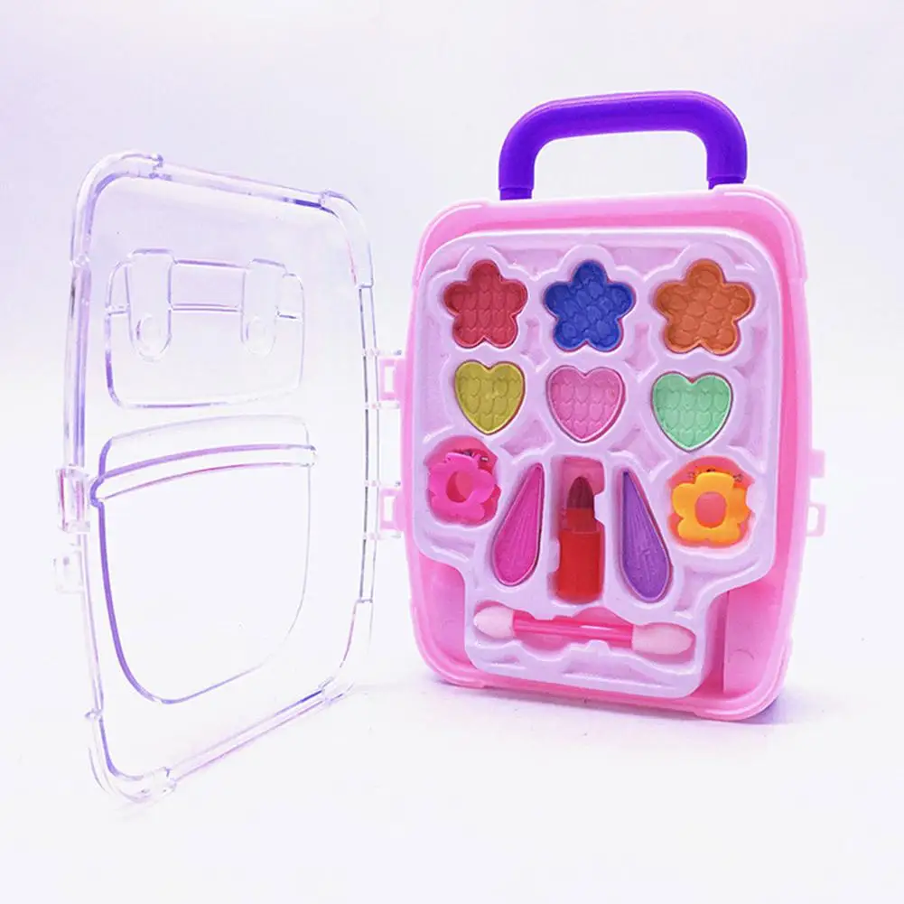 

Make Up Toys Yfashion Children Pretend Play Kid Make Up Set Makeup Set Simulation Plastic Girls Dressing Cosmetic Travel Box