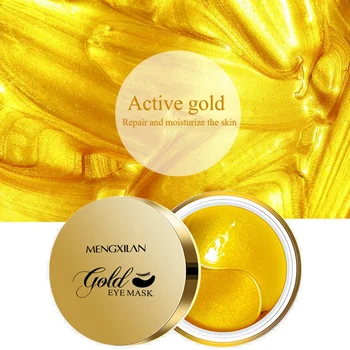 

24K Gold Eye Collagen Moisturizing Face Mask Care Eye Mask Ageless Sleep Mask Hydrogel Eye Patches Pads Dark Circles R1