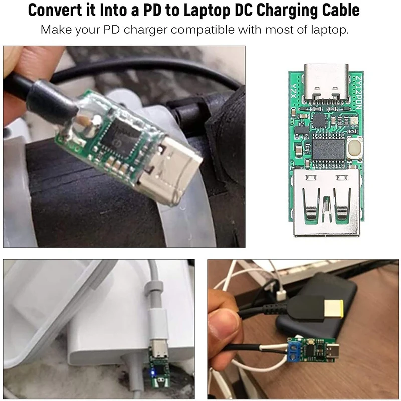 AM05 USB C PD2.0/3 0 в DC преобразователь модуль питания декодирование Быстрая зарядка