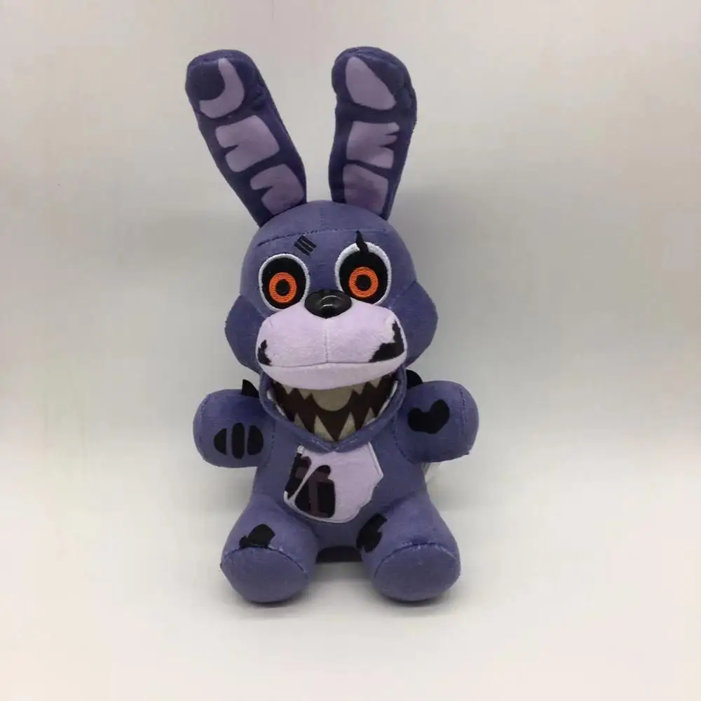 Кукла Плюшевая пять ночей у Фредди кошмарный кролик FNAF 4 Бонни мягкая игрушечная
