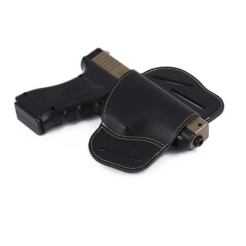 Кожаный чехол для охотничьего пистолета Универсальный Тактический Beretta 92 Glock 17 19