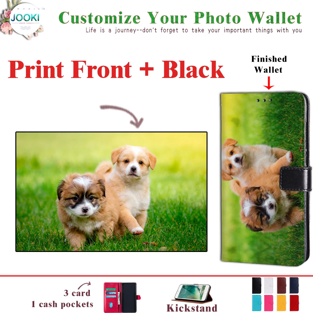 

For Samsung Galaxy A20 Luxury Personalized Cases for Samsung Galaxy A20 Dual-SIM SM-A205F/DS Customize Your Photo Wallet Cover
