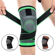 Fitness Running Cycling Knee Support Braces Elastic Nylon Sport Compression Knee Pad Sleeve for Basketball Mountain climbing