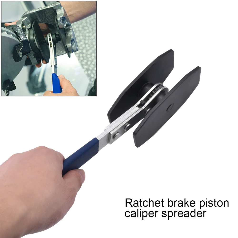 

270mm Car Brake Piston Ratchet Spreader Tool Single Twin Quad Pistons Install Tools Brake Caliper Press