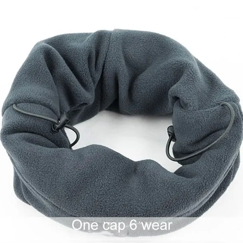 Newly Winter Thermal Fleece Men Lady Ski Face Mask Neck Warmer Hood Hats Cap Outdoor Casual Riding Windproof Snow Cap