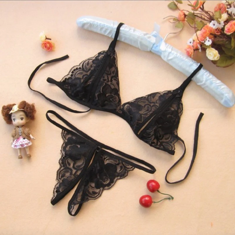 2020 New Arrival Bra Set Sexy Lace Lingerie Underwear For Ladies Transparent Lingerie Set Summer See Through Bra Underwear Set