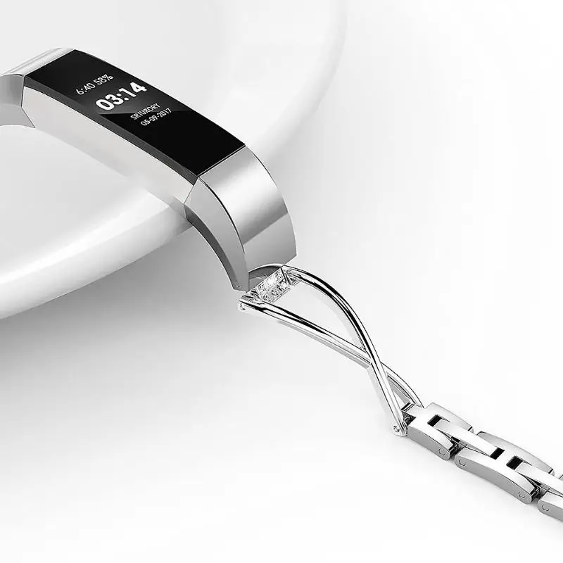 Металлический нержавеющий Браслет Ремешок Замена Для Fitbit Alta ремешок регулируемый ручной браслет Для Fitbit Alta аксессуары