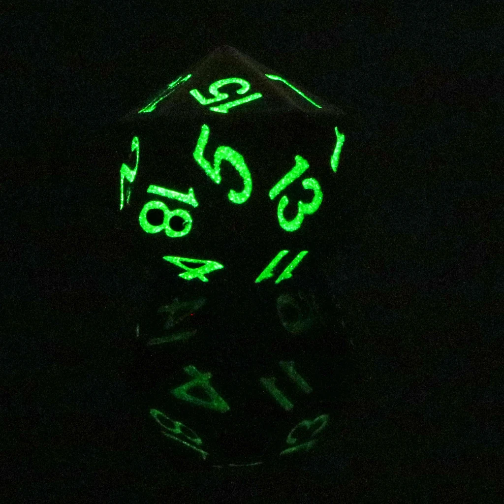 Solid Metal D20 Polyhedral Dice for D&D RPG Gaming Twenty Sided Die