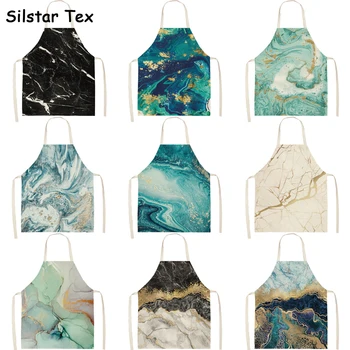 

Silstar Tex Beautiful Texture Aprons Kitchen Aprons Dress Woman Waist Bib For Abrasion Kids Garden Beard Haircutting