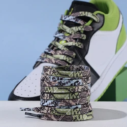 Lacets à fleurs de cajou 120/140/160 cm, pour basket ball, accessoires de chaussures, de sport élégants 