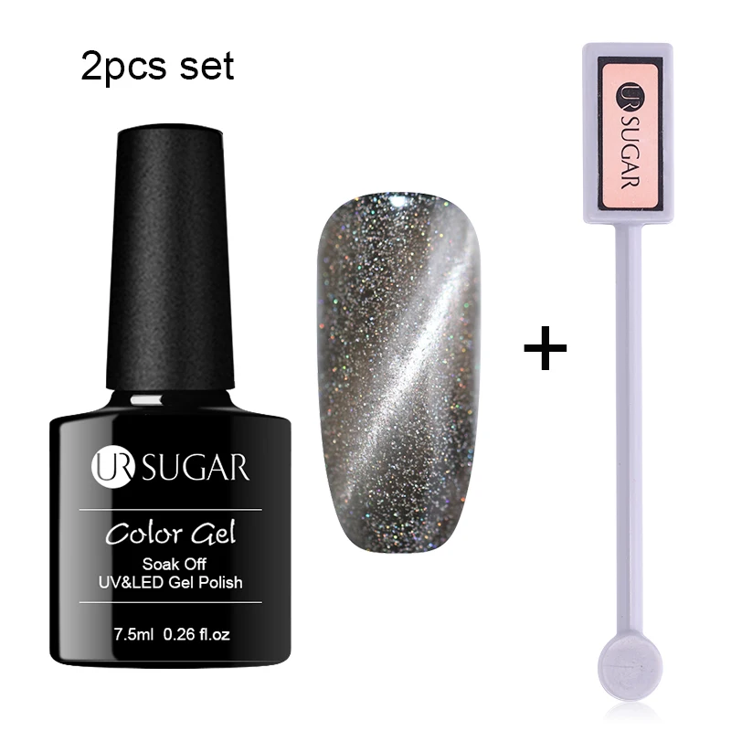 Ur Sugar 7,5 мл светится в темноте гель лак УФ-гель для ногтей Esmalte для ногтей флуоресцентный светящийся разноцветный неоновый гель лак - Цвет: 2pcs set6