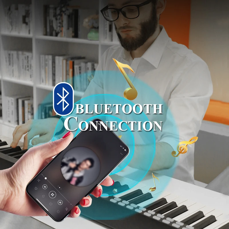 88 клавишное пианино портативный цифровой электронный контроллер клавиатура