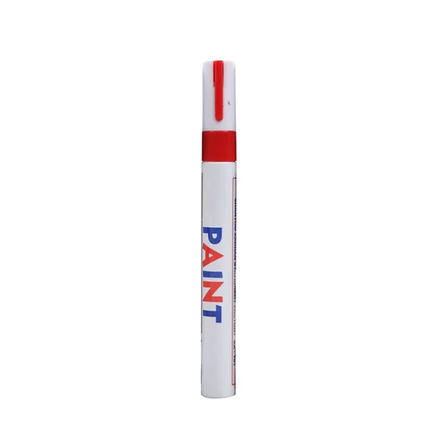 Car Repair Tools Kit Marker Pen Car Paint Repair Pen Accessories Color Pencil Paint Pen Permanent Scratch Tire Car Scratches red