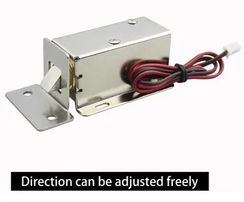 

Electronic Door Lock Catch Door Gate 12V Release Assembly Solenoid Access Control lock drawer file cabinet lock