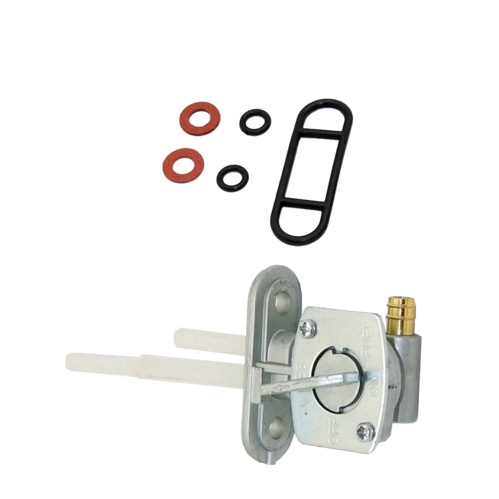 Silver Gas Petrol Fuel Tank Switch Valve Petcock for Yamaha Banshee YFZ 350 YFZ350