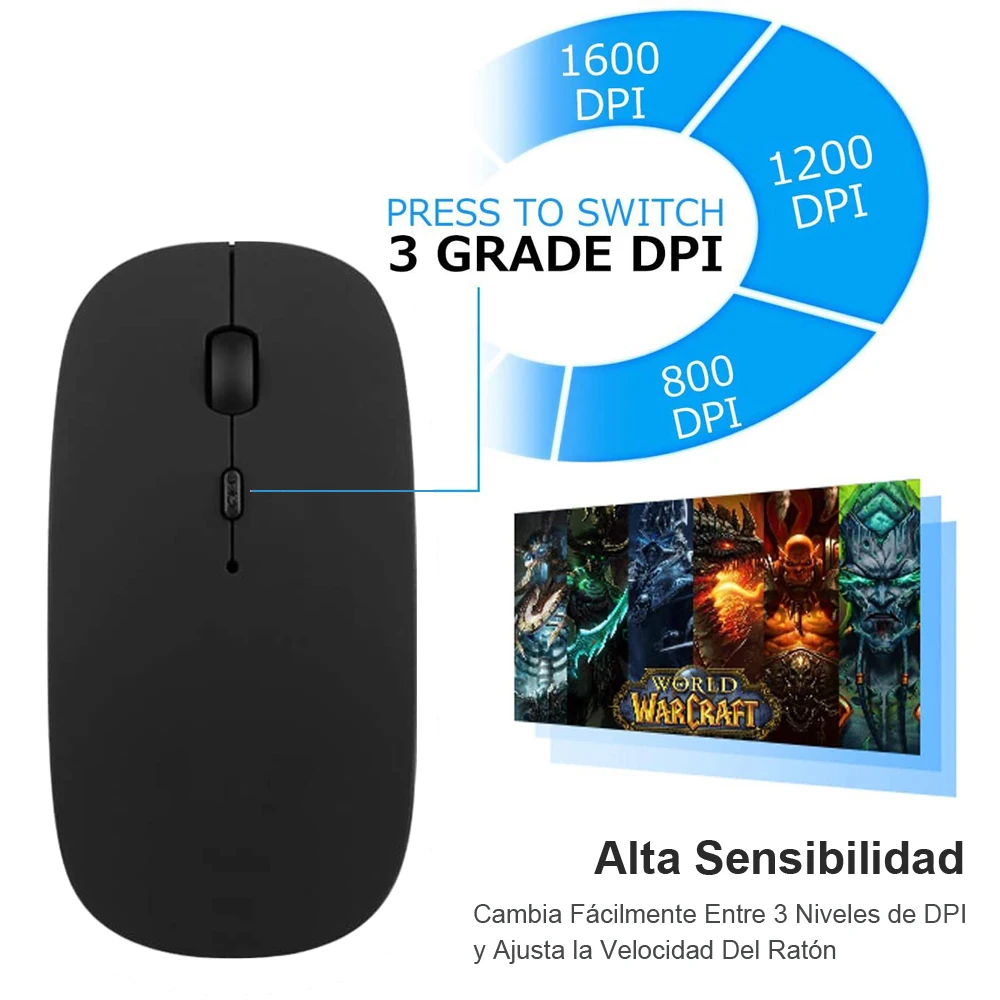 Qwertz-teclado e Mouse Ultra Slim Alemão sem Fio 2.4g Silencioso Compact Scissor Key para Computador Desktop tv Box Casa e Escritório - Imagem 3