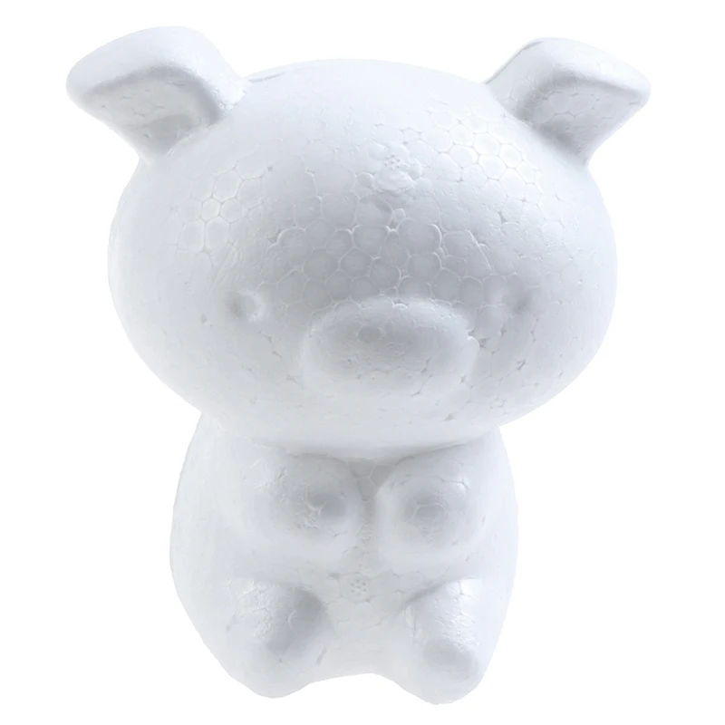 Моделирование животных форма белый полистирол пены шарики для DIY вечерние украшения - Цвет: Pig