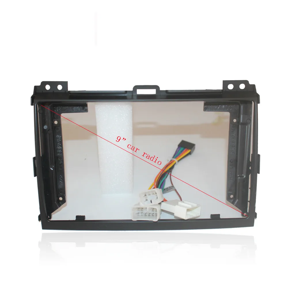 Автомагнитола 2 din стерео аудио радио DVD GPS панель рамка замена панели для Toyota Prado