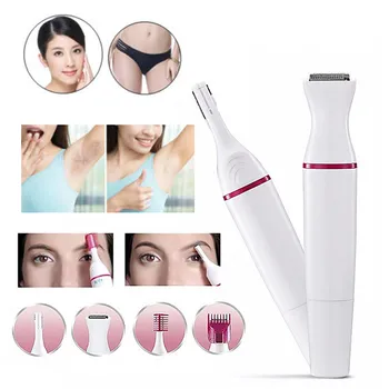 

Women 5-in-1 Electronic Painless Shaving Face Remover Body Hair Removal Epilator Eyebrow Professional Woman