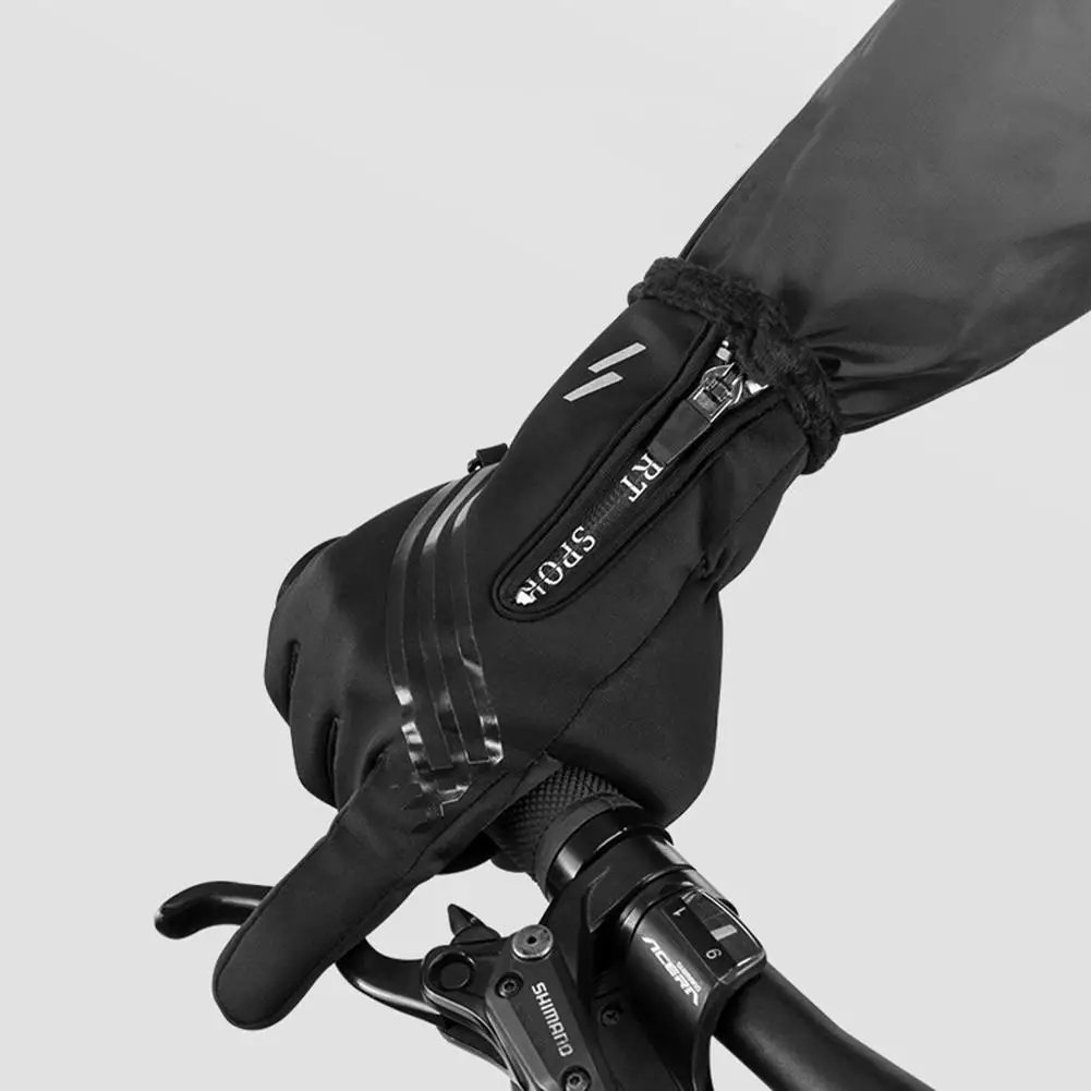 Waterproof Windproof Thermal Gloves Winter Touch Screen Warm Gloves For Cycling Riding Running Outdoor Sports