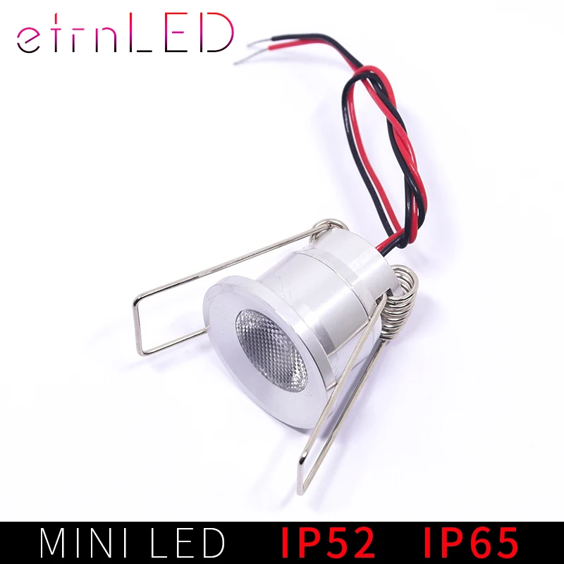 

etrnLED IP65 Outdoor Spotlights Mini Led 12V 1W Dimmable Garden Lighting Indoor Bathroom Sauna Recessed Ceiling Aluminium OSRAM