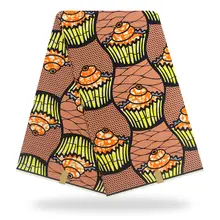 Самый популярный настоящий воск гарантированный настоящий голландский воск 6 ярдов/лот хлопок Печатный воск высокого качества 6 ярдов для платья Y90814-3