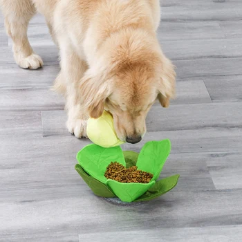 

Cabbage Sniffing Mat Play and Smell Pet Supplies Slow Food Dog Bowl