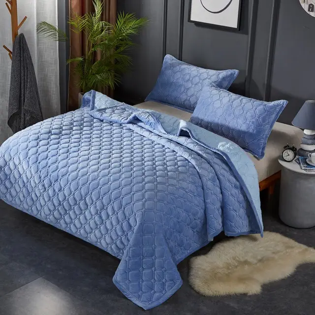 Soft Crystal Velvet Bedspreads, Flannel 
