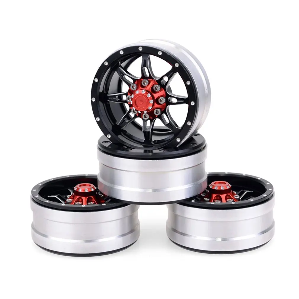 

4PCS/Pack RC Parts 1.9Inch Metal Wheel Rims Universal for 1/10 RC Crawler Trx4 Scx10 D90 Upgrade Parts